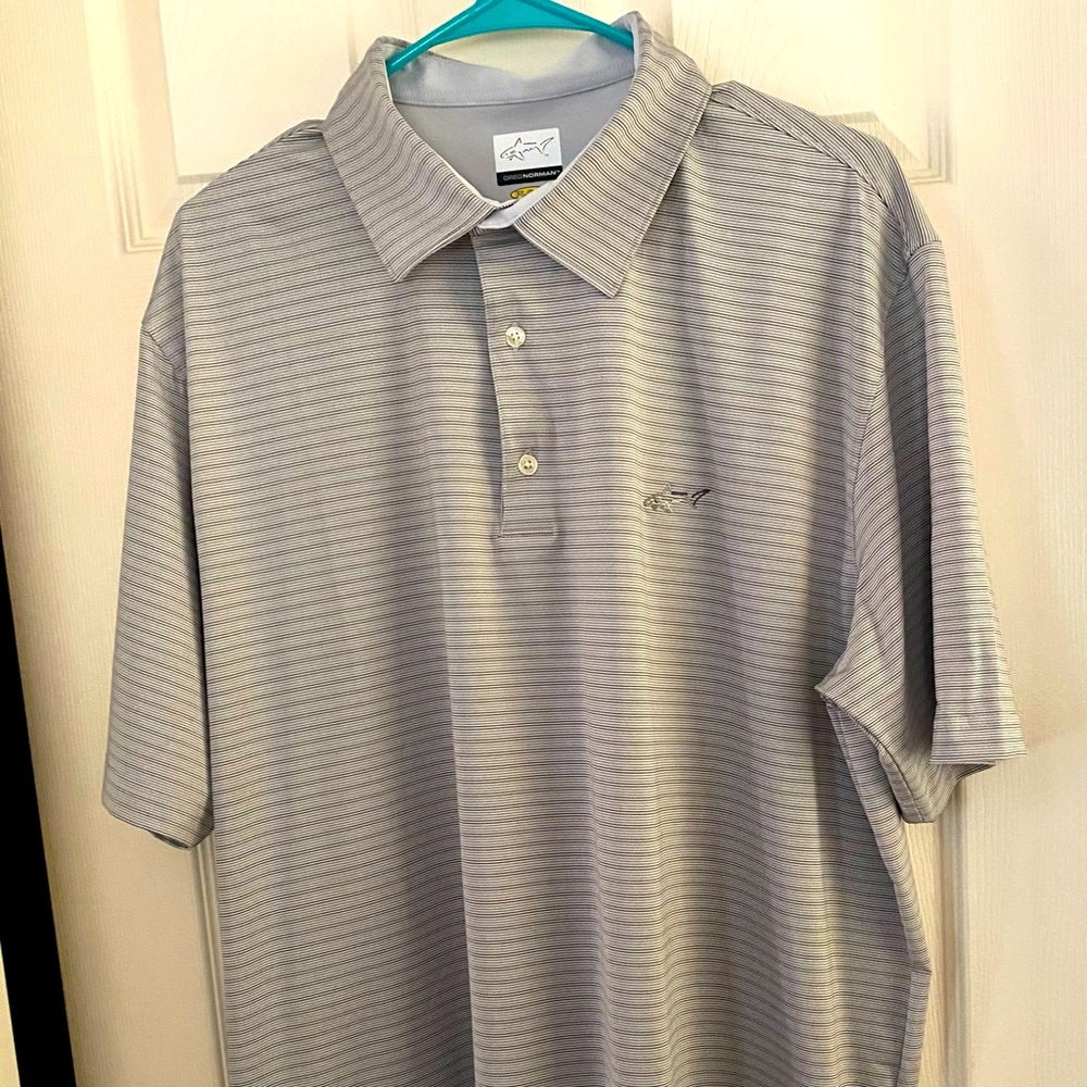 Men’s Greg Norman xl Golf shirt 3 buttons never worn perfect condition!